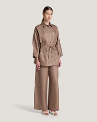 Women Carla Drawstring Tied Shirt