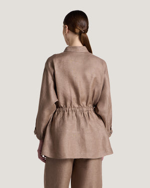 Women Carla Drawstring Tied Shirt