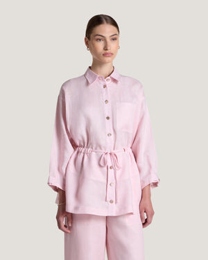 Women Carla Drawstring Tied Shirt