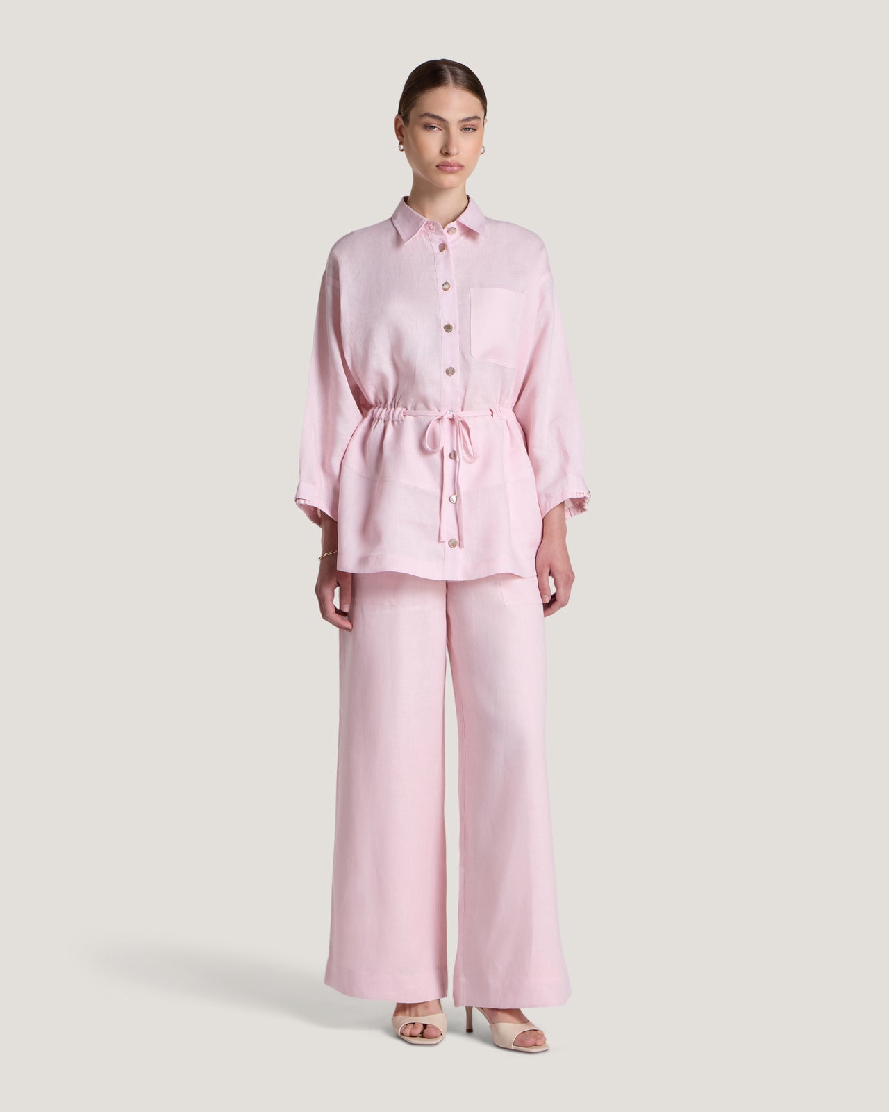 Women Carla Drawstring Tied Shirt