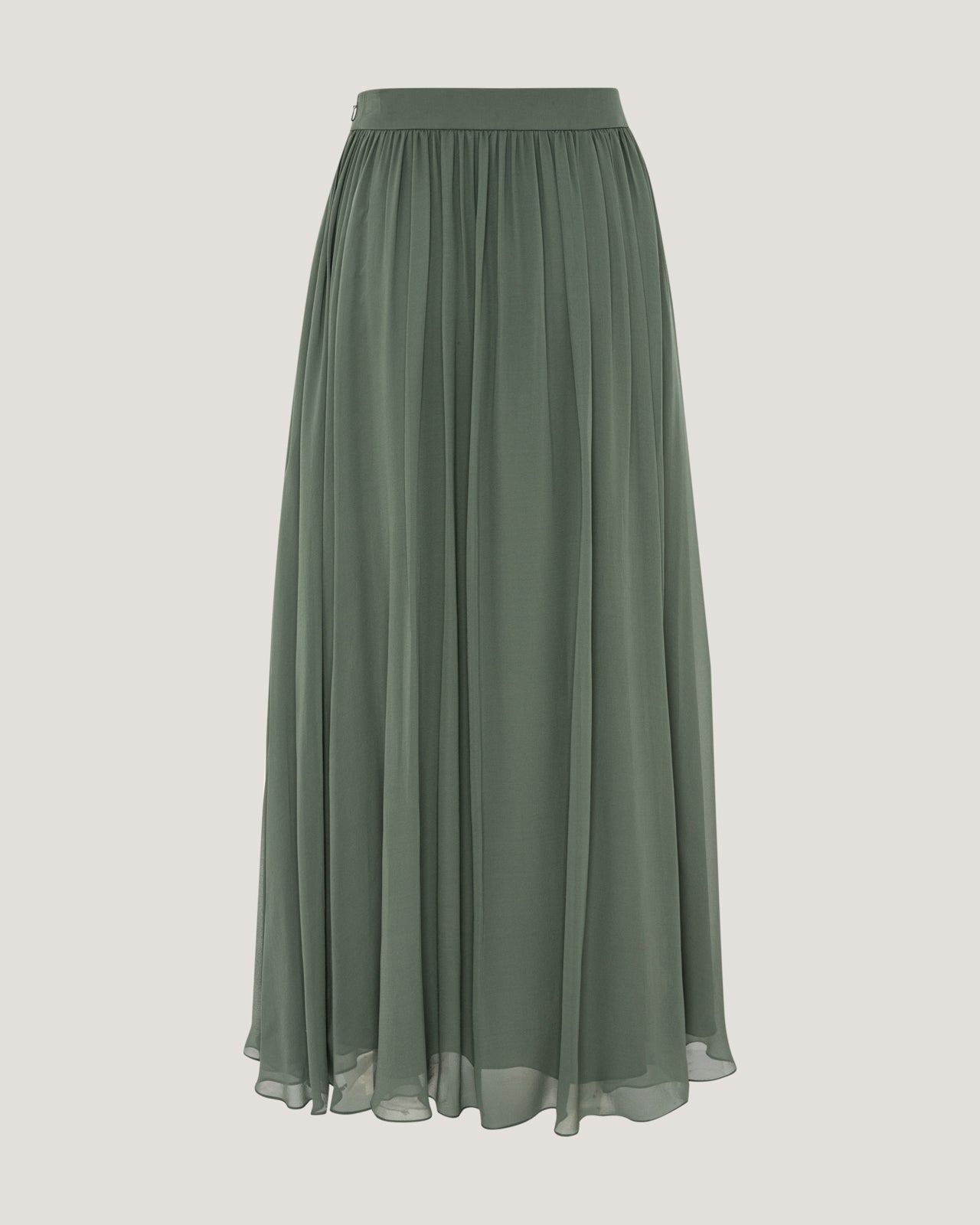 Women Lucy Gathered Silk Skirt