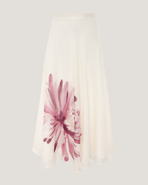 Women Alaia Flared Printed Skirt