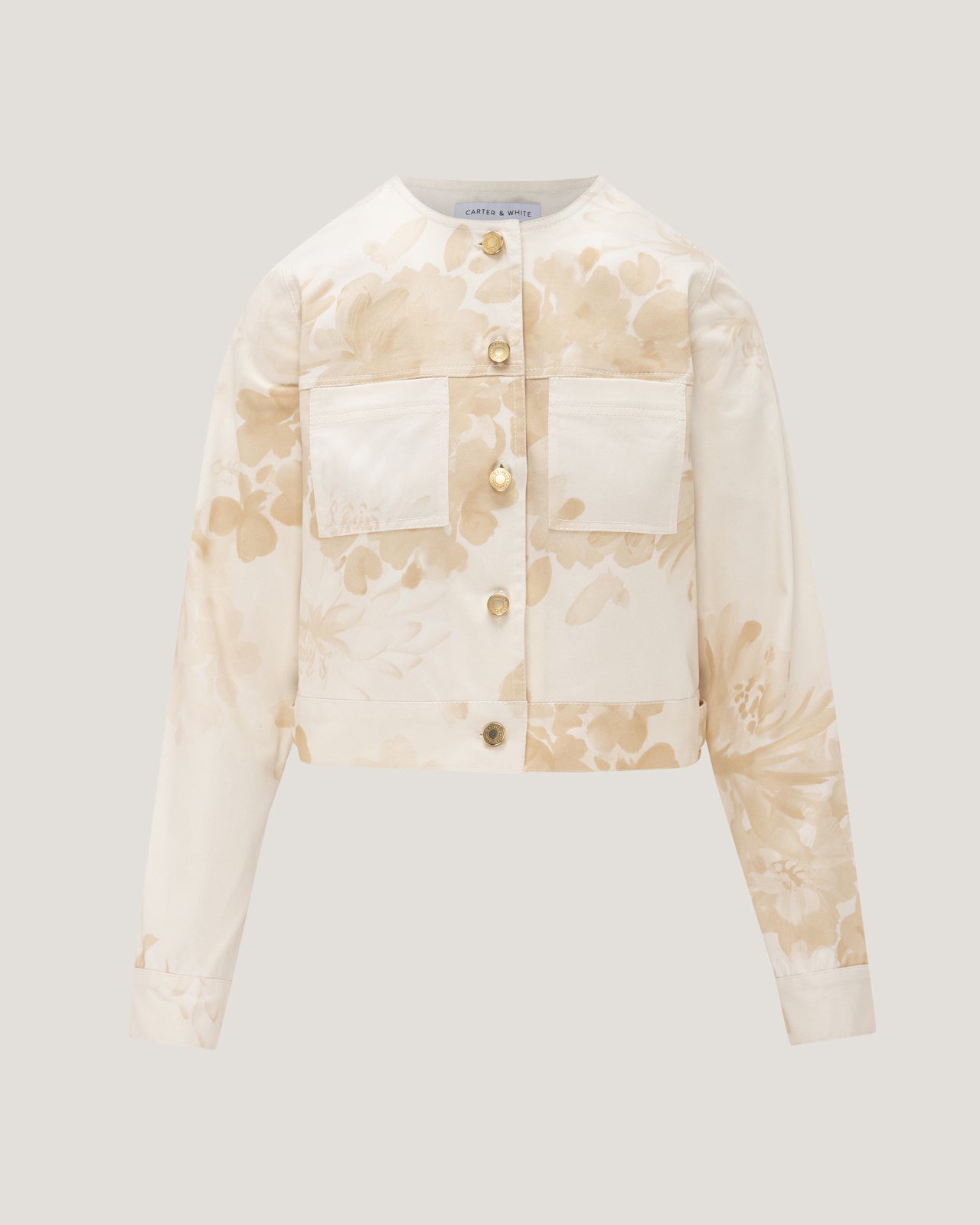 Women Zoe Denim Printed Jacket