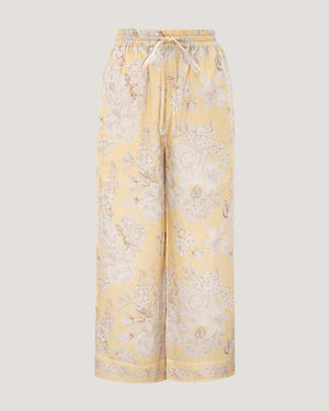 Women Jamila Border Printed Trousers