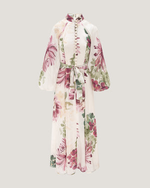 Women Nadia Printed Button Down Dress