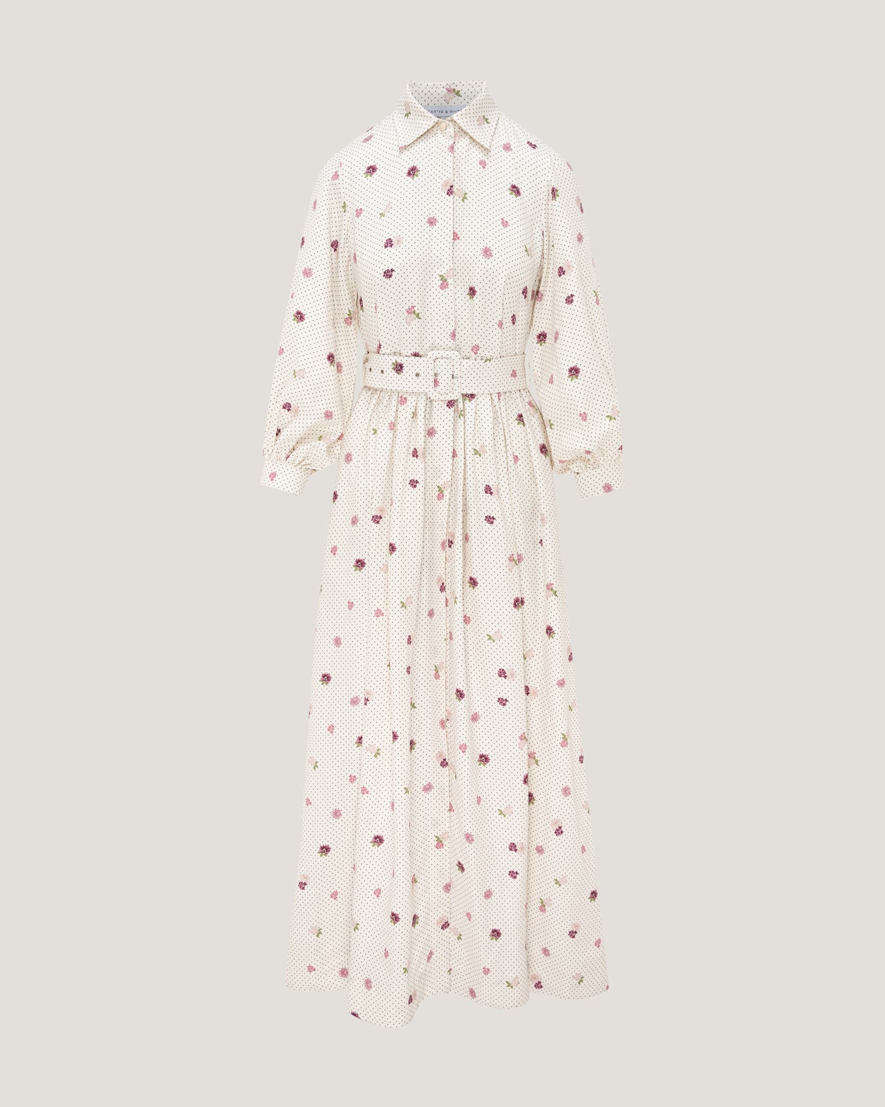 Women Eleanor Belted Shirt Dress