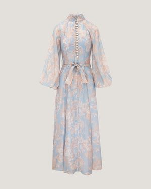 Women Nadia Printed Button Down Dress