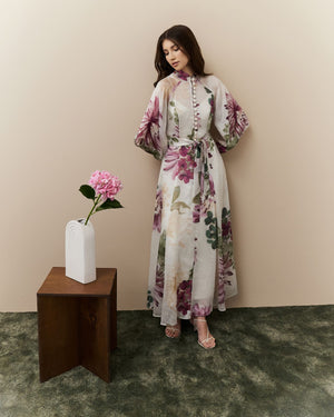 Women Nadia Printed Button Down Dress