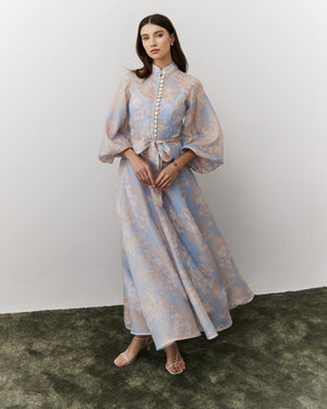 Women Nadia Printed Button Down Dress