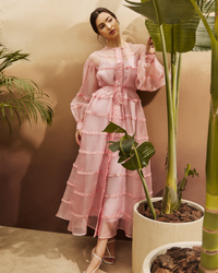 Women Rowdha Ruffle Maxi Dress