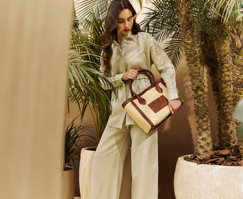 Women Jade Straight Leg Linen Trousers