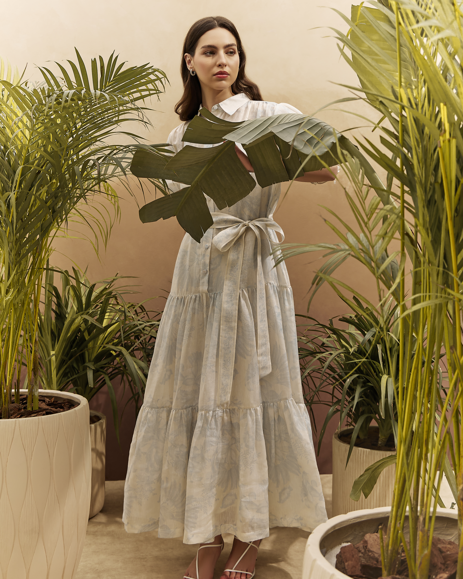 Women Julia Tiered Printed Maxi Dress