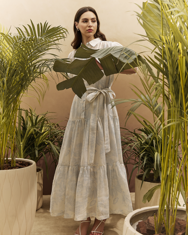 Women Julia Tiered Printed Maxi Dress