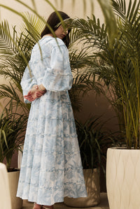 Women Rowdha Ruffle Printed Maxi Dress