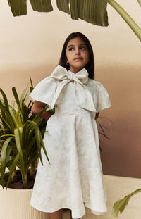 Girls Front Bow Dress