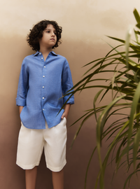 Boys Classic Linen Shirt