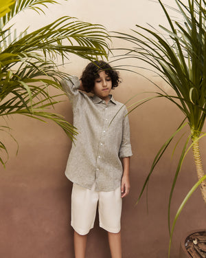 Boys Classic Linen Shirt