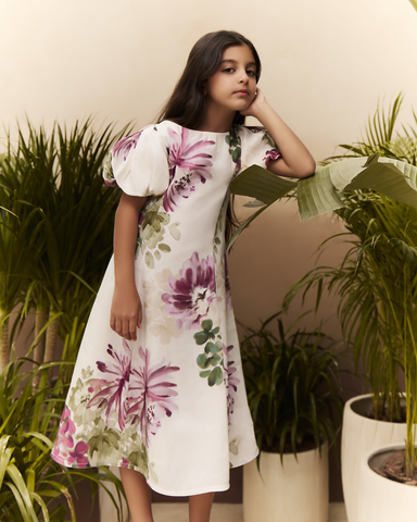 Girls Pamela Printed Dress