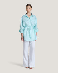 Daria Drawstring Dropped Shoulder Shirt