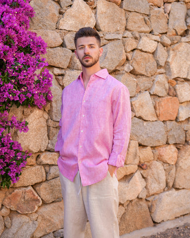 Men Carter Linen Shirt