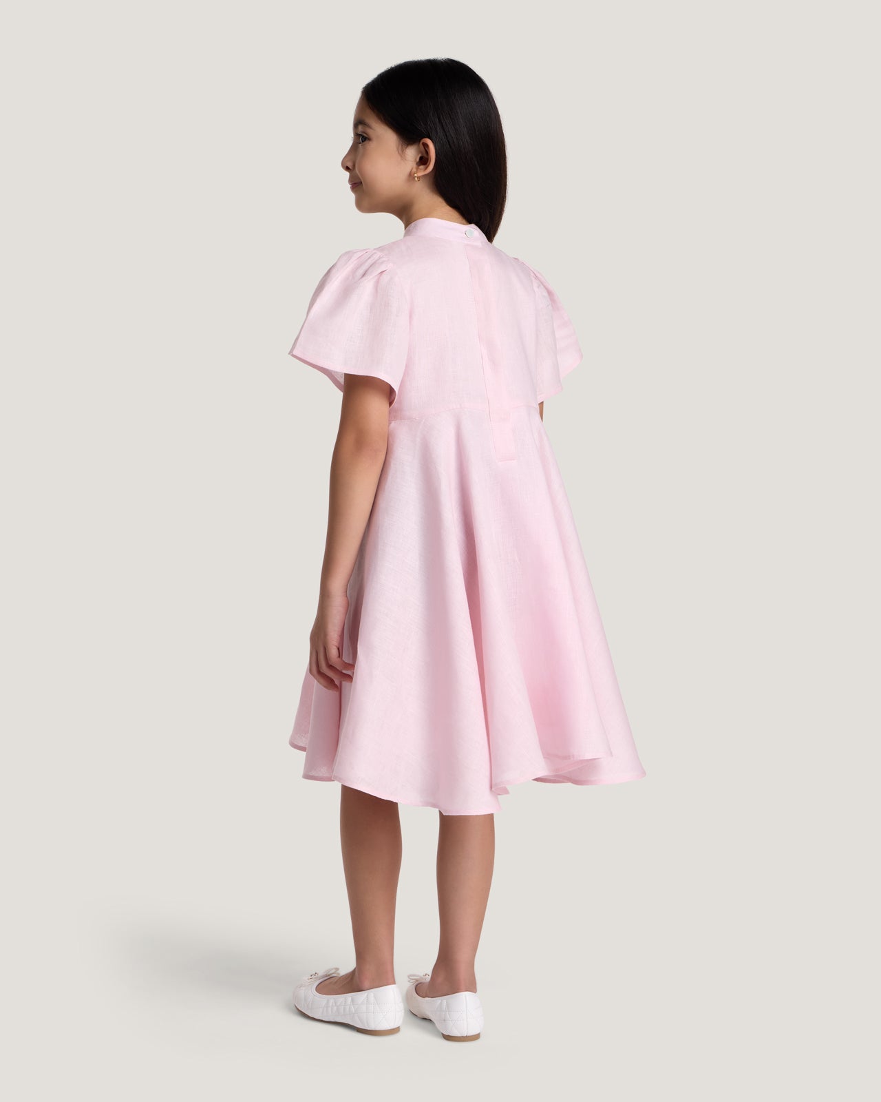 Girls Front Bow Dress
