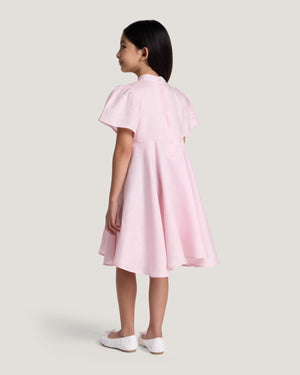 Girls Front Bow Dress