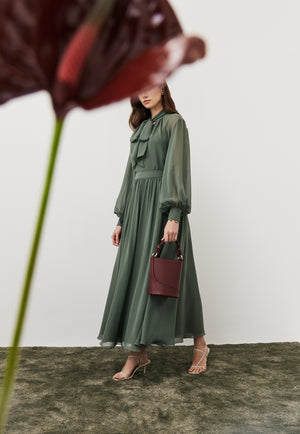 Leather Bucket Bag