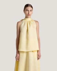 Women Victoria Linen Halter Neck