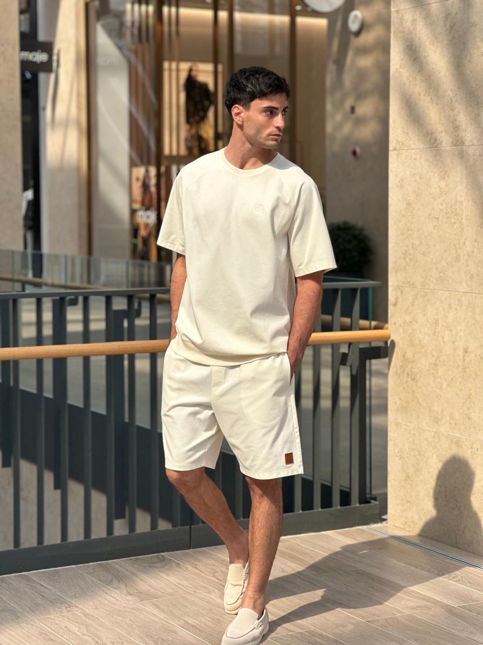 Sweatshirt And Shorts Outfit Mens Mabo Sweatshirt Shorts Set